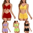 thumbnail image 6 of Women's High Waisted Bikini Scoop Neck Swimsuit Two Pieces Bathing Suit, 6 of 6
