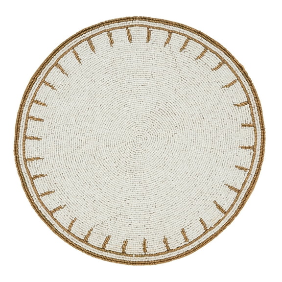 Saro Lifestyle Timeless Glamour Beaded Placemat (Set of 4)