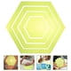 thumbnail image 5 of Regla de patchwork para acolchado, 4 unidades, transparente, hexagonal, de corte, acrílica, para costura., 5 of 8