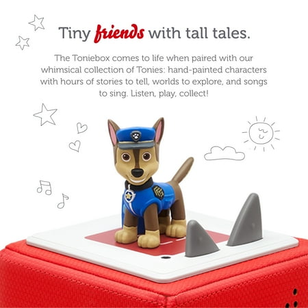 Tonies PAW Patrol: Chase, Audio Play Figurine for Portable Speaker, Small, Multicolor, Plastic