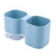 thumbnail image 2 of Soporte para bolígrafo Caja de almacenamiento de cepillo de escritorio desmontable Maceta de decoración de plástico para oficina en casa, Azul claro sidaley HA005200-04, 2 of 6