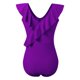 thumbnail image 4 of WILLBEST Traje de Baño Mujer Dos Piezas Trajes de Baño para Mujer Traje de Baño Lindo Traje de Baño con Cuello En V con Volantes, 4 of 4