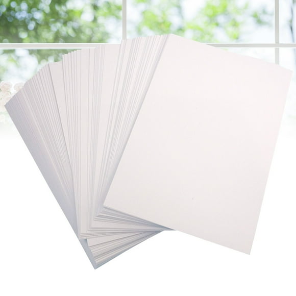 Milisten 50Pcs Double Side Glossy Photo Paper A4 Picture Paper for Printer High Definition White
