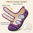 thumbnail image 4 of Barerun Womens Slippers Wide House Shoes Adjustable Diabetic Shoes, 4 of 6