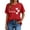 Red, variant on ZZwxWA Womens Valentine's Day Short Sleeve Tops Summer Love Heart Print T Shirts Round Neck Casual Fashion Basic Tee Tunics