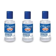 PuriLens Mini Preservative Free Saline 2-Fl. Oz (60-ml) Airline Approved Travel Size. Unisol 4 Replacement, (Pack of 3)