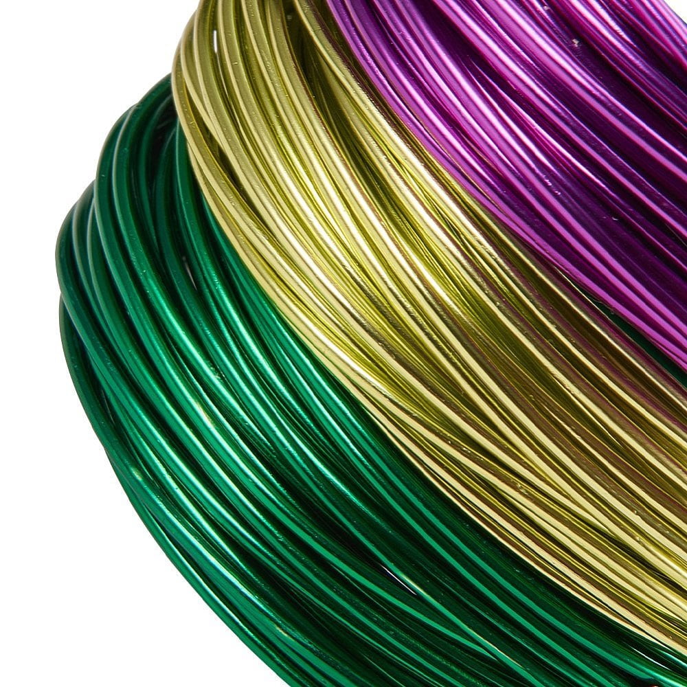 10 Colors 320 Feet Aluminum Wire 12 15 18 20 Gauge Bendable Metal Craft Wire Flexible Sculpting Beading Wire for DIY Wrapped Jewelry Manual Arts Making Rainbow Projects DIY Mixed Color