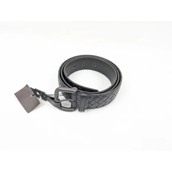 Bottega & Veneta Intrecciato Belt in Black BNWB 105