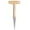 Beige, variant on Garden Dibber Bulb Planter Tool - 11" Stainless Steel Dibber with Wood Handle for Transplanting, Sowing Seeds, Planting Flowers, Vegetables & Seedlings