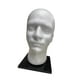 thumbnail image 4 of Cabeza de maniquí con soporte para cabello blanco, gafas, sombrero, exhibición de cabeza de maniquí, peluca para exhibición masculino, 4 of 9