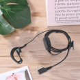 thumbnail image 4 of Earpiece, Black Headset K2 Port  With Mic For UV-82 For  Talkie, 4 of 8