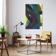 thumbnail image 5 of Pigment Play II Frameless Free Floating Tempered Glass Panel Graphic Wall Art , 48" x 32", 5 of 11