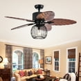 thumbnail image 3 of Aguano 48-inch Lighted Ceiling Fan & Broad Leaf Blades (remote controlled), 3 of 5