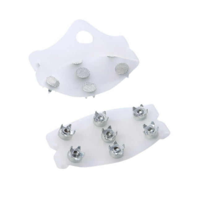 Tacos de hielo Crampones para calzado Zapatos de tracción Tacos Clavos para zapatos para caminar sobre nieve y hielo sobre zapatos Adultos al aire