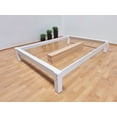thumbnail image 2 of Base Para Cama Matrimonial Muebles GM Tradicional Desarmable Madera de Pino Con Laca Color Blanco, 2 of 5
