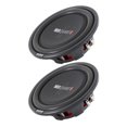 thumbnail image 1 of 2 MB Quart DS1 254 800 vatios 4 ohmios 10 pulgadas subwoofers delgados y poco profundos coche camión DVC RMS 400 vatios por subwoofer capa de polvo duradera, 1 of 5