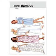BUTTERICK PATTERNS B6838 Misses'/Misses' Petite Nightgown, Size LRG (L-XL)