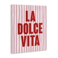 thumbnail image 3 of Stupell Industries Contemporary La Dolce Vita Red Canvas Art, 16 x 20, by House of Lulu, 3 of 8