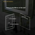 thumbnail image 2 of Elegant Kitchen and Bath Riven 30X30 Led Mirror, Adjustable Color 3000K/4200K/6400K, 2 of 17