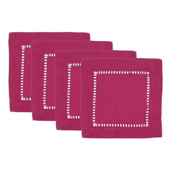 Fennco Styles Classic Hemstitch Design Table Linen Collection