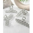 thumbnail image 5 of AWAYTR Metal Hair Claw Clips for Women - Irregular Large Hair Clips for Thick Hair Thin Hair Non-Slip Hair Styling Accessories for Women Girls, 5 of 9