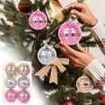 thumbnail image 5 of SLYNSHome 6Pcs Christmas Balls Ornaments,Mirror Disco Balls Xmas Hanging Reflective Ball Baubles Pendant for Christmas Tree,Home Stage Club Party Decoration (2.4Inch,3 Color), 5 of 6