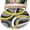 Yellow, variant on Grey Geometric Large Area Rugs for Bedroom Living Room, Soft Non Slip Carpet Bedside Rug, Modern Abstract Black White Red Striped Round Floor Cover Kitchen Accent Rug 4' for Dining Room/Office