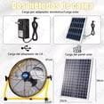 thumbnail image 2 of Meryda Ventilador Abanico Recargable Portátil Con Solar Panel HU-42, 2 of 5