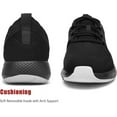 thumbnail image 2 of ulogu Waterproof Walking Shoes for Women Men Comfortable Lightweight Sneakers for Women (Women Size 8, Black), 2 of 6