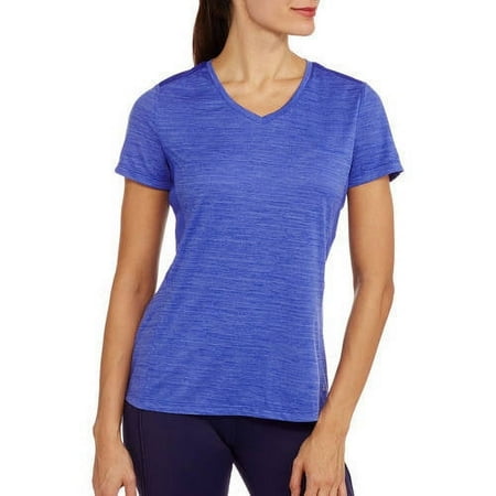 Danskin Ladies V-neck Performance Tee