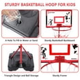thumbnail image 5 of Kids Basketball Hoop Adjustable Height 3.01FT-5.64FT, Mini Toddler Basketball Hoop for Kid Boys, Basketball Goal Toys Outdoor Indoor, Boys Girls Toy Gifts for 3 4 5 6 7 8, 5 of 8