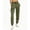 Army Green, variant on PULI Women's Loose Cargo Sweatpants with Pockets Cotton Blend Jogger Pants Elastic Waist Athletic Lounge Pants for Yoga Gym Running