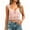 Pink00, variant on Karymi Blouses for Women Dressy Casual Scalloped Lace Tiered Ruffle Tie Front Cropped Cami Top, Spaghetti Strap Sheer Mesh Romantic Sleeveless Coquette‑Style Camisole Womens Summer Tops