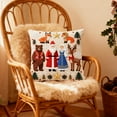 thumbnail image 2 of SLYNSHome Christmas Pillow Covers 18x18 inch,Christmas Decoratived Pillow Case Tree,Snowman,Snowflakes,Deer,Santa Cushion Case for Sofa Indoor Outdoor Decor, 2 of 6