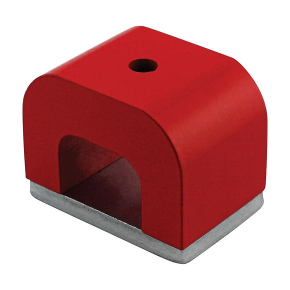 Imán en forma de herradura, fuente magnética, alnico rojo, 20 libras, 1 unidad