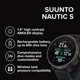 thumbnail image 2 of Reloj de buceo SUUNTO Nautic S AMOLED GPS inalámbrico para tanque, 2 of 8
