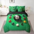 thumbnail image 2 of Castle Fairy Adults Snooker Billiards Twin Bedding Sets,Ball Game Bedding Comforter Set, 2 of 8