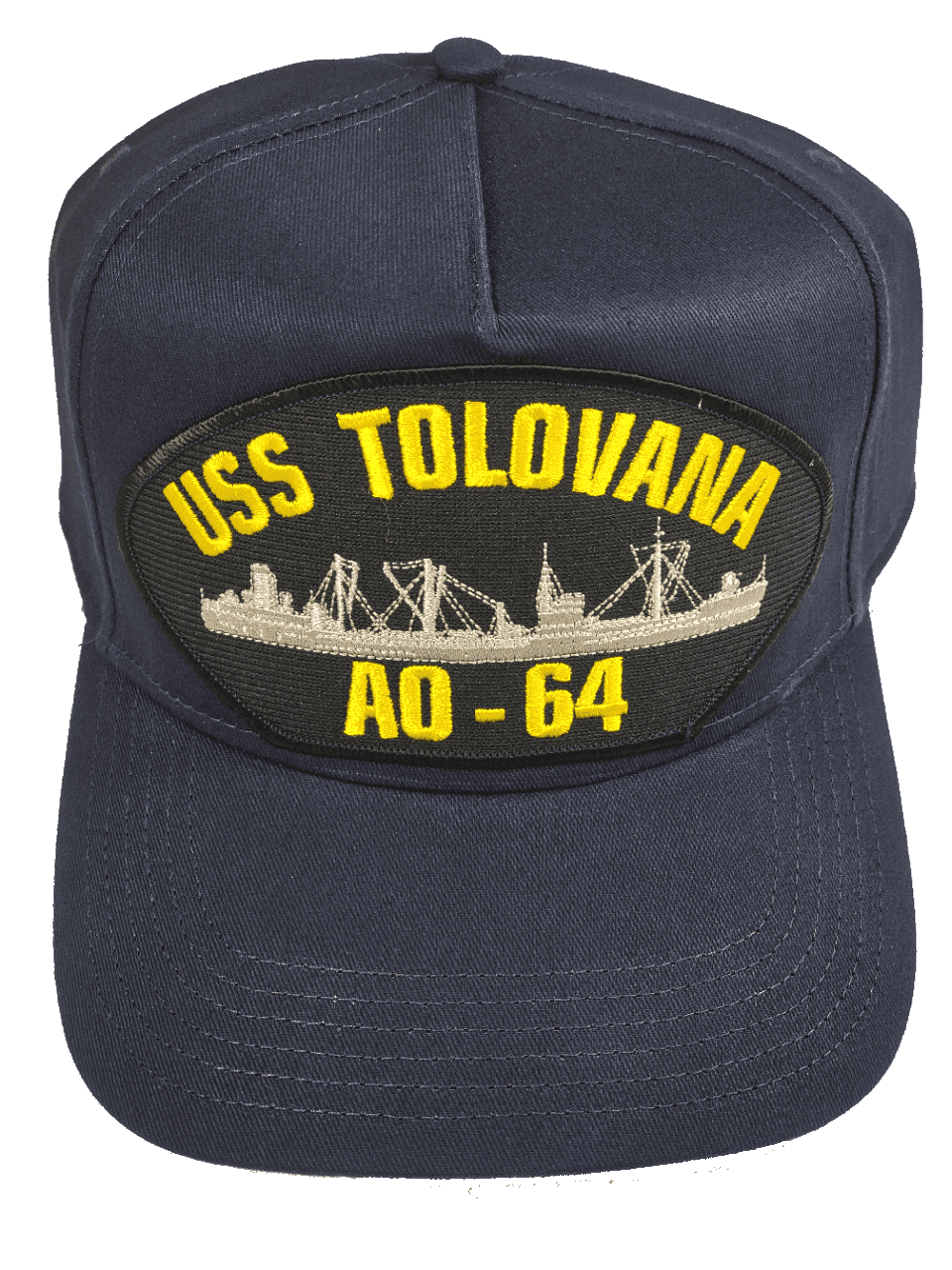 USS PORTLAND LSD-37 SHIP HAT - NAVY BLUE - Veteran Owned Business