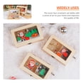 thumbnail image 2 of Manual de la caja de música navideña Melody Box de madera Decoración de la caja de música a mano, 2 of 5