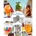 thumbnail image 2 of 90Pcs Mason Jar Lids with Rings for 70MM Regular Mouth, Premium Split-Type Fit & Airtight Canning Lids for Mason Jar and Ball Kerr Jars (70MM Regular Mouth), 2 of 7