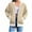 Beige, variant on Eltusu Women Jackets for Spring, Lightweight Long Sleeve Lapel Collar Full Zip Outerwear with Pockets Pink Size S-2XL