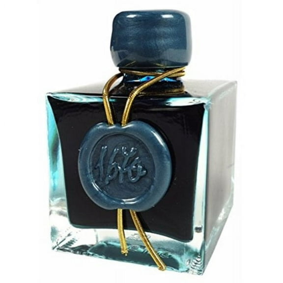Herbin 1670 Anniversary Ink - Gold Sheen 50ml Bottle - Emerald of Chivor