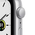thumbnail image 2 of Apple Watch SE (GPS, 44mm) - Silver Aluminium Case with Abyss Blue Sport Band - Regular, 2 of 5
