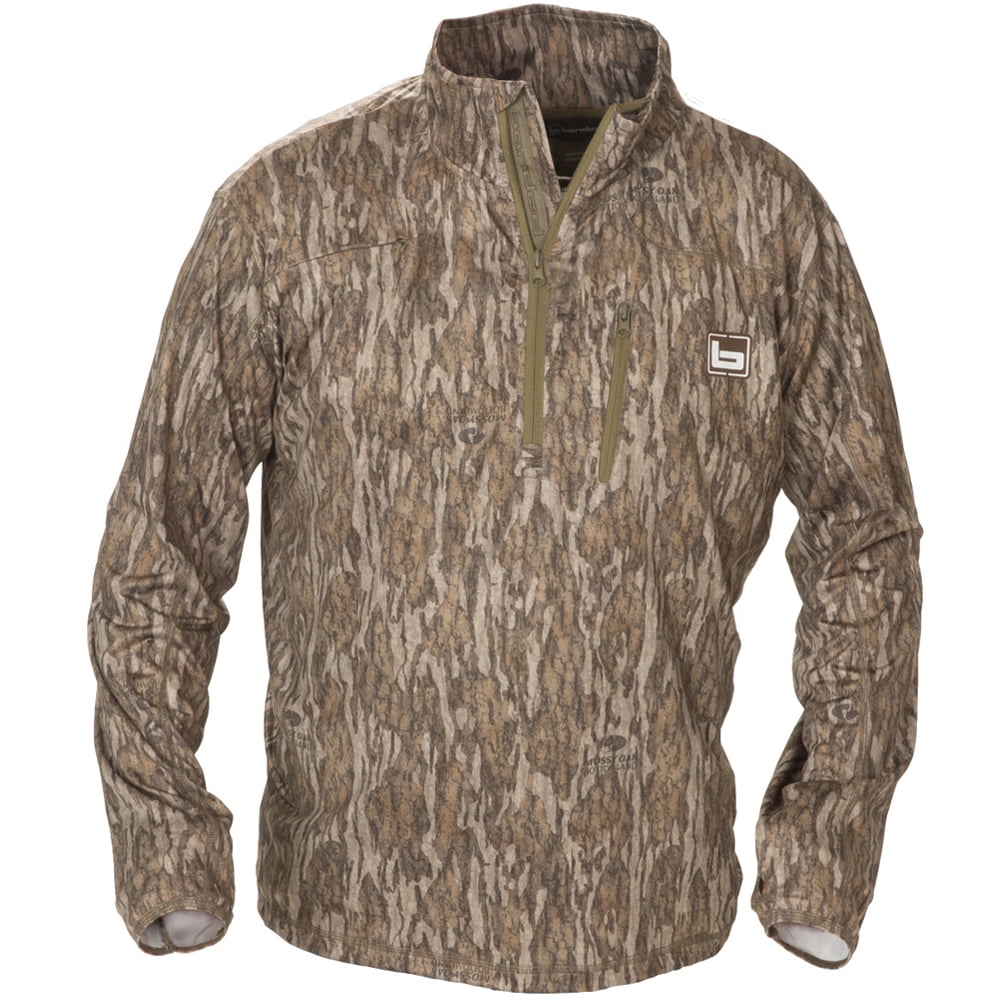 BANDED Youth Unisex Tec Stalker 1/4 Zip Pullover , Color Bottomland