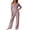 Hot Pink, variant on vdgthytj Loungewear Sets for Women Long Sleeve One Shoulder Asymmetric Drawstring Tops Wide Leg Pants Fall Ribbed Casual 2 Piece Outfits(X-Large,Pink)