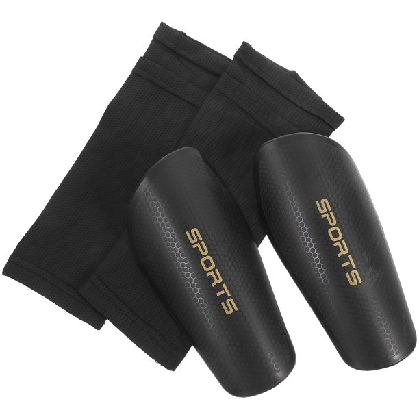 KAKOWELY 1 juego de calcetines para espinilleras de fútbol, transpirables, para fútbol, protección para espinilleras.