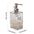 thumbnail image 3 of Luxurys Hand Soap Dispenser Shampoo Body Wash Lotion Pump Bottle For Bathroom Kitchen Travel Empty Refillable Container Sleek Hotel Style Designs, 3 of 6