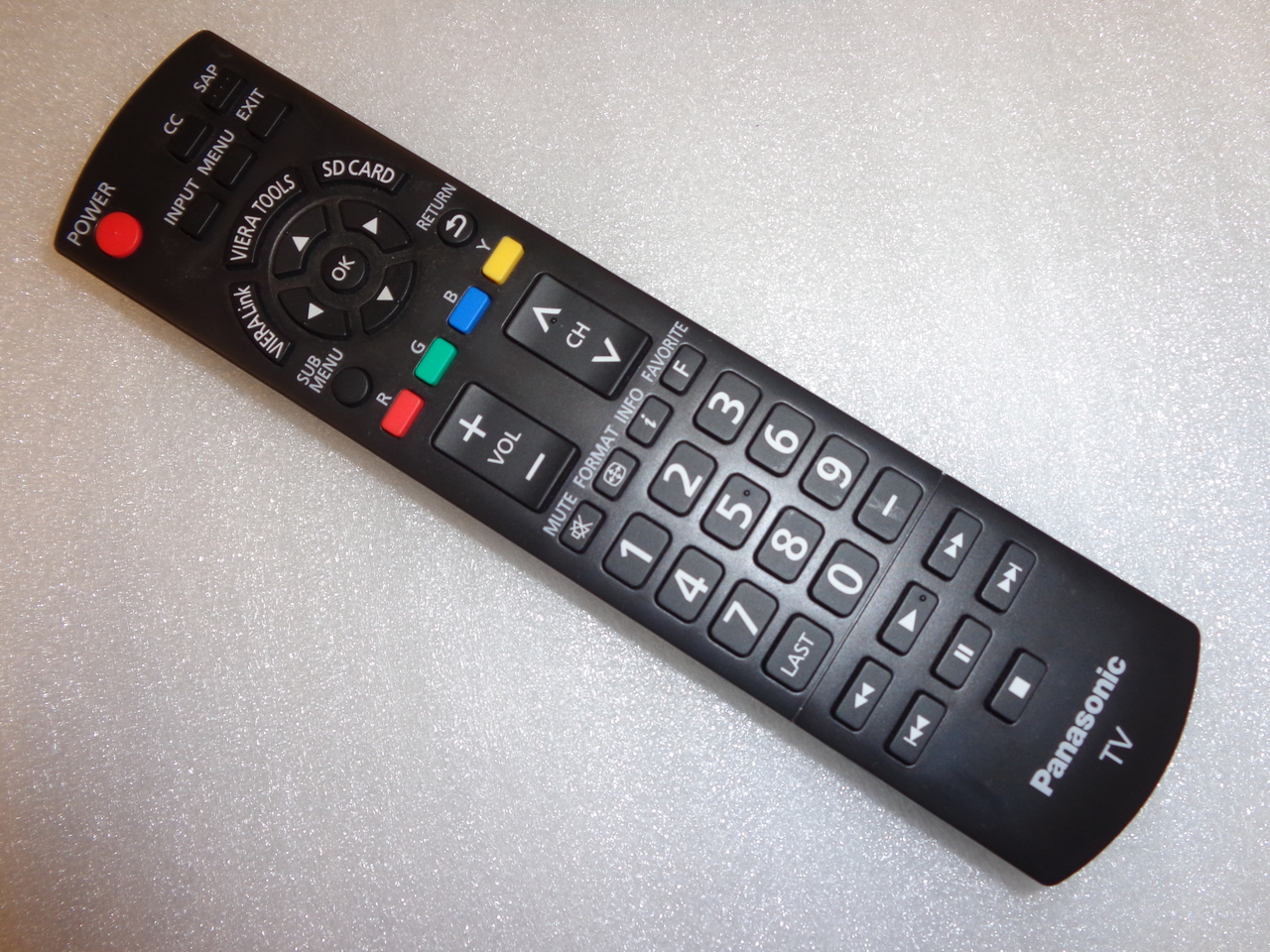 Panasonic Universal Remote (N2QAYB000321) fits all "TC" and "TH" models