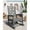 Gray, variant on Home Outdoor Rocking Chair, All Weather HDPE Plastic Patio Rocker Chair with Wide Armrests, Classic Fire Pit Chair for Porch, Deck, Lawn, Garde, 380LBs, Easy to Install