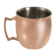 thumbnail image 4 of Sharper Image Mug Moscow Mule Shot Glasses Copper Plated 2 oz. Stainless Steel 4 pk, 4 of 4